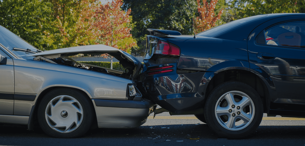 Car crash accident