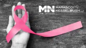 Pink ribbon for breast cancer awareness, symbolizing hope, strength, and support for survivors