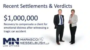 Million Dollar recovery arising out of disputed claim for negligent infliction of emotional distress