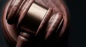 a wooden gavel
