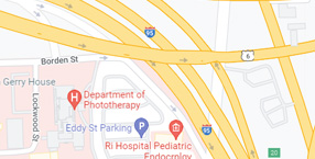 Map of 1-95, Exit 20 in Providence, RI