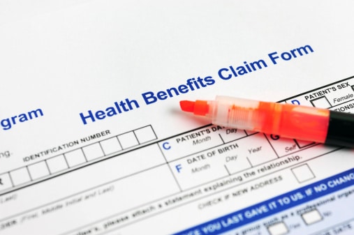 health benefits claim form