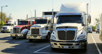 parked trucks