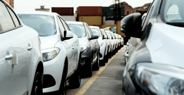 cars parked on a road
