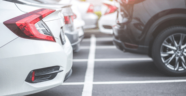 cars in a parking lot