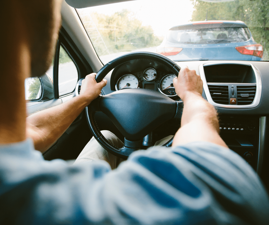 a person driving a car in rhode island