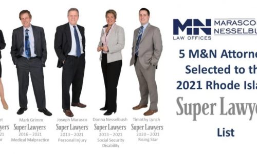 five attorneys from Marasco & Nesselbush added to the 2021 Rhode Island Super Lawyers list